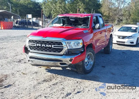 2022 Ram 1500 Big Horn 4X2 6'4 Box из США, поврежденный, VIN 1C6RREBG0NN272974